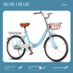 Folding Mountain Bike for Boys & Girls – Variable Speed Bicycle for Primary & Secondary School Students | 18", 20", 24" Sizes