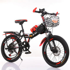 Folding Mountain Bike for Kids – 18/20 Inch Variable Speed Bicycle for Boys & Girls | Student Road Bike | Bicicleta de Estrada