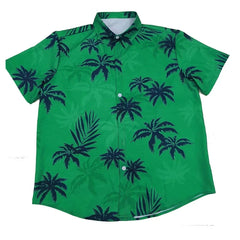 Summer Animal Crane Men's Hawaiian Shirt – 3D Plant & Flower Print Beach Shirt, Plus Size up to 5XL