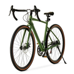 700c G.1 Explorer Gravel Bike – Drop Bar, Small Frame (5'1"–5'5") | Green Adult All-Terrain Bicycle