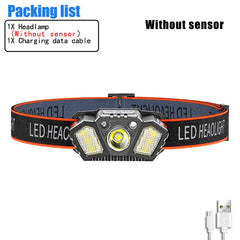 Powerful LED Headlamp | IPX4 Waterproof Emergency Head Flashlight | 250LM XPE LED for Outdoor Fishing, Camping & Hiking