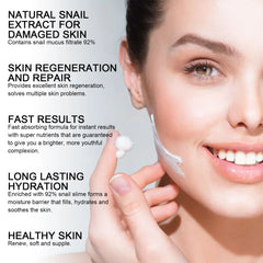 Snail Anti Aging Serum Advanced Moisturizing Skin Care Sagging Firming Tightening Fade Fine Lines Collagen Booster Essence 100ml