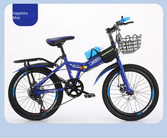 Folding Mountain Bike for Kids – 18/20 Inch Variable Speed Bicycle for Boys & Girls | Student Road Bike | Bicicleta de Estrada
