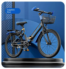 SKIG Folding Mountain Bike for Boys & Girls - 7-15 Years Old, Variable Speed, Lightweight & Durable Folding Bicycle for Kids, Teens, Camping, and Home Use