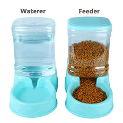 3.8L Automatic Pet Feeder & Water Dispenser – Durable PP Material Food & Drink Bowl for Large Cats and Dogs