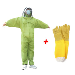 Beekeeper 3D Breathable Protective Suit – Long Sleeve Coverall with Gloves | Extra Comfort Beekeeping Gear & Bee Farm Tools