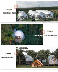 Luxury Geodesic Dome Tent – Outdoor Glamping Villa for Camping, Resort, Hotel & Forest Accommodation