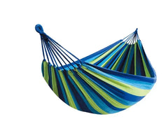 WESTTUNE Outdoor Canvas Hammock | Camping Swing with Tree Ropes | 200kg Load-Bearing for Garden, Patio & Backyard