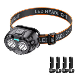 Powerful LED Headlamp | IPX4 Waterproof Emergency Head Flashlight | 250LM XPE LED for Outdoor Fishing, Camping & Hiking