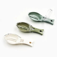 Kitchen Household Fish Scale Scraper with Lid – Manual Descaling & Brushing Tool for Easy Fish Cleaning