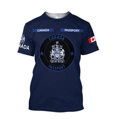 Canada Flag Soldier Camo Skull T-Shirt – 3D Harajuku Print, Fashionable Street Hip-Hop Casual Tee