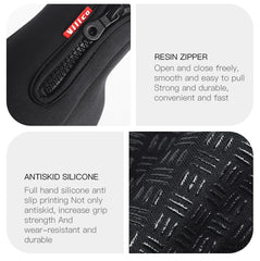 Autumn-Winter Motorcycle Gloves – Windproof, Anti-Slip, Touchscreen Fleece Gloves for Men & Women