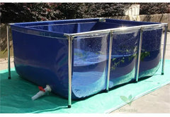 Vokanda Mini Complete Aquarium - 160 Gallon (610L) Betta & Koi Fish Tank, 3.3' x 3.3' x 2'