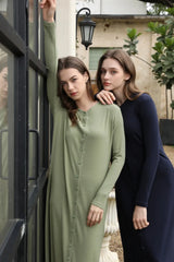 Women's Ribbed Maxi Summer Dress – Comfortable Sleeveless Button Front Long Dress | Casual & Elegant Lady's Clothing