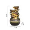 Creative Circulating Water Fountain - Landscape Desktop Lucky Decoration with Rockery & Water Feature