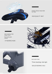 Grylls Aluminum Alloy Mountain Bike – Cross-Country, Variable Speed, Outdoor Sports Bicycle for Men & Students