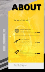 Foldable Mountain Bike for Men & Teens – Dual Shock Absorption, 21-Speed, Road & Off-Road Bicycle for Students & Adults