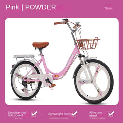 Folding Mountain Bike for Boys & Girls – Variable Speed Bicycle for Primary & Secondary School Students | 18", 20", 24" Sizes