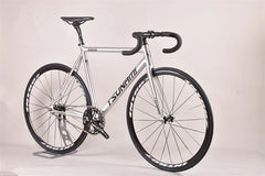 Tsunami SNM100 Fixie Fixed Gear Bike – 700C Single Speed Racing Bicycle | Lightweight Aluminum Alloy Frame | Customizable Track Cycling(Not available for US)