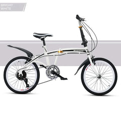 Motion 20-Inch Folding Bicycle – High Carbon Steel Frame, Anti-Skid Tires & Mountain Seat for Comfortable Riding