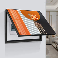 ravel Shark Creative Art Poster – 45x35CM Fashion Home Decor & Electric Meter Box Cover