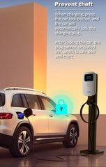 JIGU 7.6KW 32A Type 2 Electric Vehicle Charger – Car Charging Station, 7kW Wallbox EV Charger, WiFi & APP Control (220V, Single Phase)