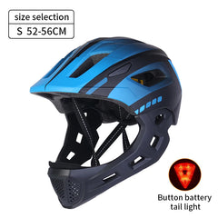 High-Quality Kids' Full-Face Helmet – Detachable Design for Biking, Skateboarding, & Roller Skating | Outdoor Sports Protection