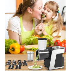 1000W 5-in-1 Electric Vegetable Chopper & Food Processor – Stainless Steel Multifunctional Slicer, Mixer & Cutter (220V)