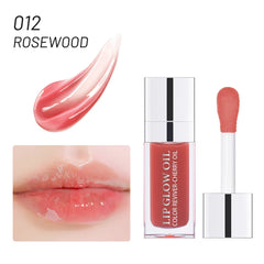 Hydrating Lip Glow Oil – Moisturizing Plumping Lip Gloss, Transparent & Tinted for Dry Lips & Lip Care | Perfect Gift for Mother's Day