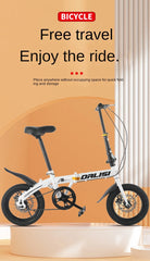 Grylls Fashion 12/14 Inch Folding Bike – Portable Lightweight Bicycle for Adults & Students | Compact Commuter Bike for Kids & Teens