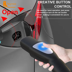 Feyree EV Charger | 3.5kW Portable TS-NACS Plug | LCD Screen | Delay Schedule | Level 1 & 2 Charging Station for Tesla & Electric Vehicles