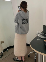 Hoodies Women Streetwear Letter Leisure Students Basic Loose All-match Ulzzang Personality Spring Retro