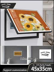 ravel Shark Creative Art Poster – 45x35CM Fashion Home Decor & Electric Meter Box Cover