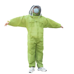 Beekeeper 3D Breathable Protective Suit – Long Sleeve Coverall with Gloves | Extra Comfort Beekeeping Gear & Bee Farm Tools