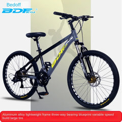 Grylls Aluminum Alloy Mountain Bike – Cross-Country, Variable Speed, Outdoor Sports Bicycle for Men & Students