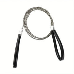 2PCS Portable Stainless Steel Wire Saw | Manual PVC Pipe & Chain Saw for Hiking, Camping & Hunting