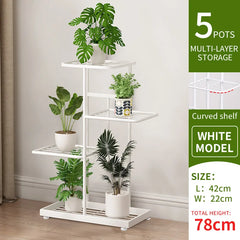 Multi-Tier Plant Stand - 4/6/8 Tier Flower Pot Shelf for Indoor & Balcony Storage