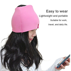 Gel Cold Hot Head Ice Cap Black and Pink Head Wrap Face Mask Head Massage Sleep Eye Mask Health Care Tool