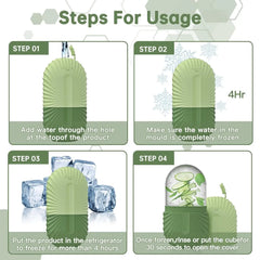 Silicone Ice Face Roller – Pore Shrinking, Dark Circle Removal & Skin Massage Tool for Eyes & Neck