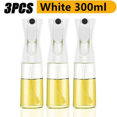 3PCS Oil Sprayer Bottles (200/300ml) | Kitchen Cooking Oil Dispenser & Vinegar Sauce Sprayer for BBQ, Fitness & Fat Loss