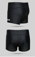 Men's Swimming Set – Flat Angle Swimming Trunks, Waterproof Quick-Drying Swim Shorts, Goggles & Swim Cap