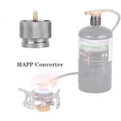 Camping Gas Stove Refill Adapter | Outdoor Cylinder Filling & Gas Tank Furnace Connector Accessories