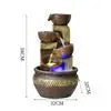 Creative Circulating Water Fountain - Landscape Desktop Lucky Decoration with Rockery & Water Feature