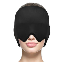 360° Gel Migraine Ice Head Wrap – Hot & Cold Therapy Headache Relief Hat for Migraine, Sinus, and Stress