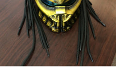 Iron Blood Warrior Predator Motorcycle Helmet – Retro Off-Road Full-Face Helmet for Men | Personalized Design | DOT & ECE Certified