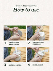 Portable Camping Tissue Case | Roll Paper Storage Bag with Hook | Tent Hanging Napkin Holder