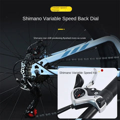 Full Suspension MTB Mountain Bike – Men’s Quad Bicycle with V-Brake/Disc Brake Options | Bicicletta Uomo | Durable Off-Road Bici