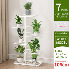 Multi-Tier Plant Stand - 4/6/8 Tier Flower Pot Shelf for Indoor & Balcony Storage