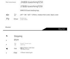 Foldable Mountain Bike for Men & Teens – Dual Shock Absorption, 21-Speed, Road & Off-Road Bicycle for Students & Adults