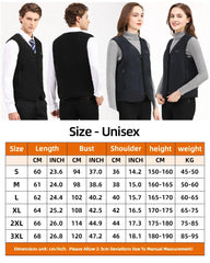 10 Areas Heated Vest Men Women Usb Electric Self Heating Vest Warming Waistcoat Heated Jacket Washable Thermal Heated Clothes
